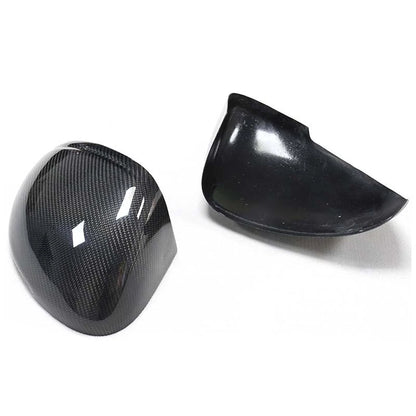 LHD Real Carbon Fiber Adhesive Mirror Shell Trim for Porsche Cayenne 958.1 11-14