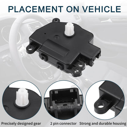 2 x HVAC Heater Blend Door Actuators for Ford Fiesta (2011-2019)