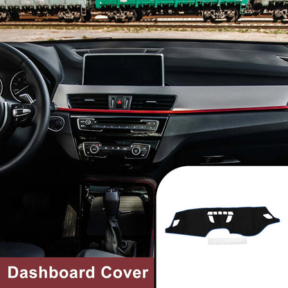Dashboard Dash Cover Mat for BMW X1 F48 Sun Pad Black Blue (2016-2022)