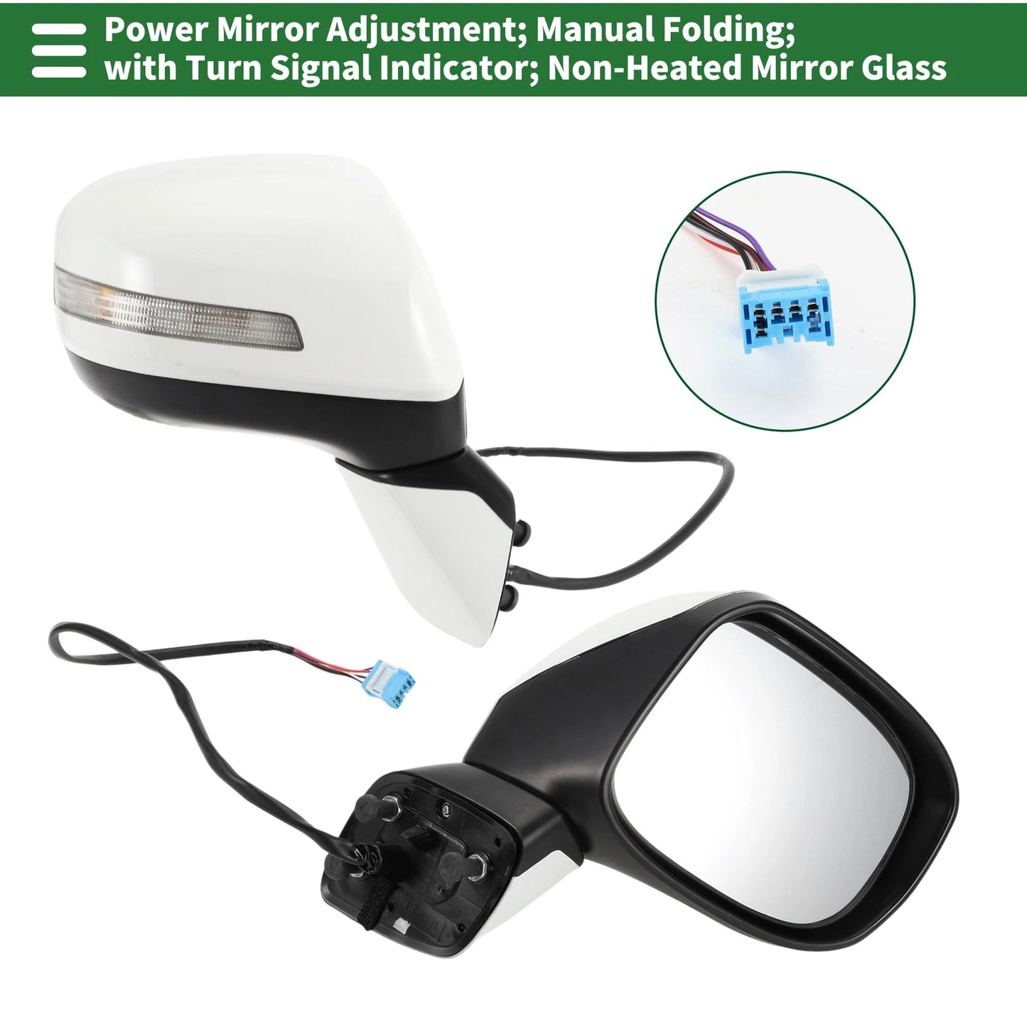 Right Side Door Mirror Replacement for Honda Civic (2012-2013)