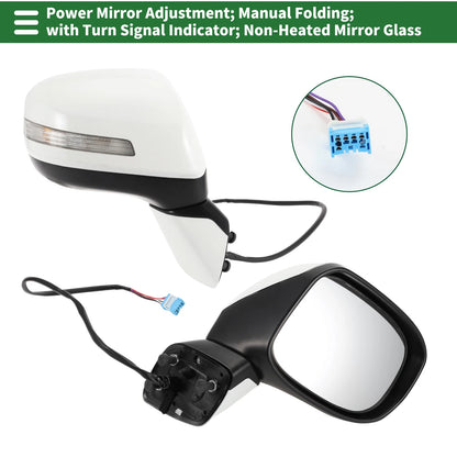 Right Side Door Mirror Replacement for Honda Civic (2012-2013)