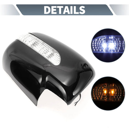 Gloss Black Rearview Mirror Cover Overlay for Lexus RX330 RX300 RX350 (2004-2006)