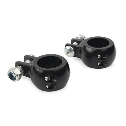 1-1/4" Engine Crash Bar Foot Peg Mount Bracket for Harley Universal