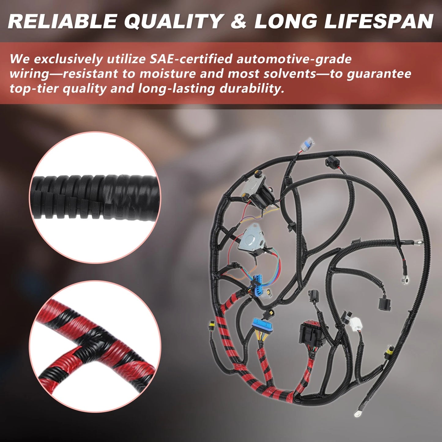 Engine Wiring Harness for Ford F250 F350 F550 Super Duty 7.3L (1999-2003)