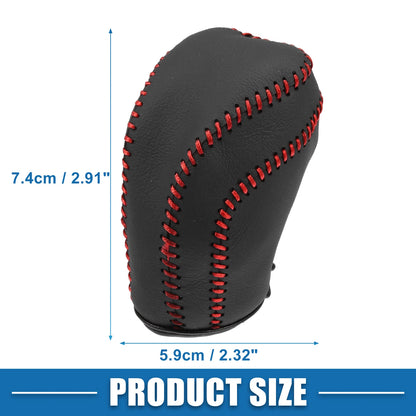 Gear Shifting Knob Cover Trim for Toyota Camry 2018-2023 Black Red