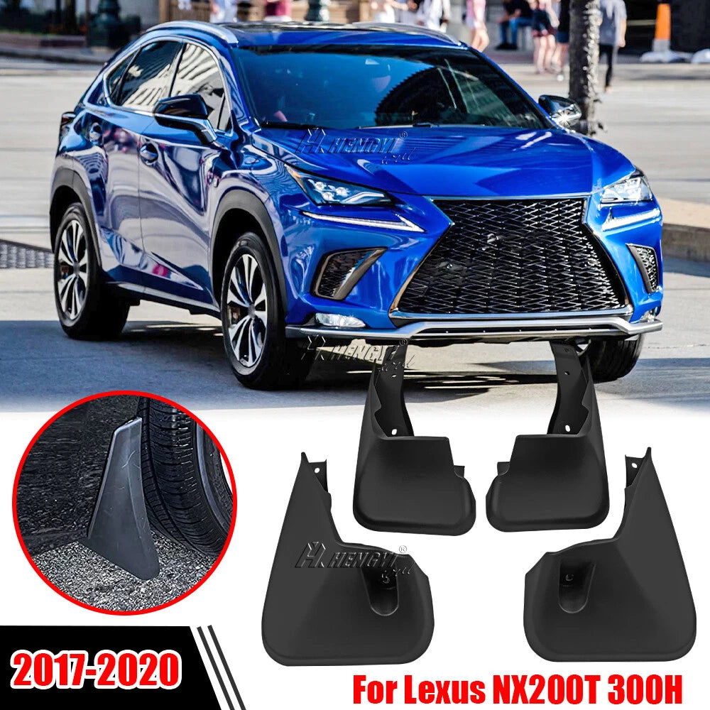 4X Mud Flap Splash Guard Mudguard for Lexus NX (2018–2020)