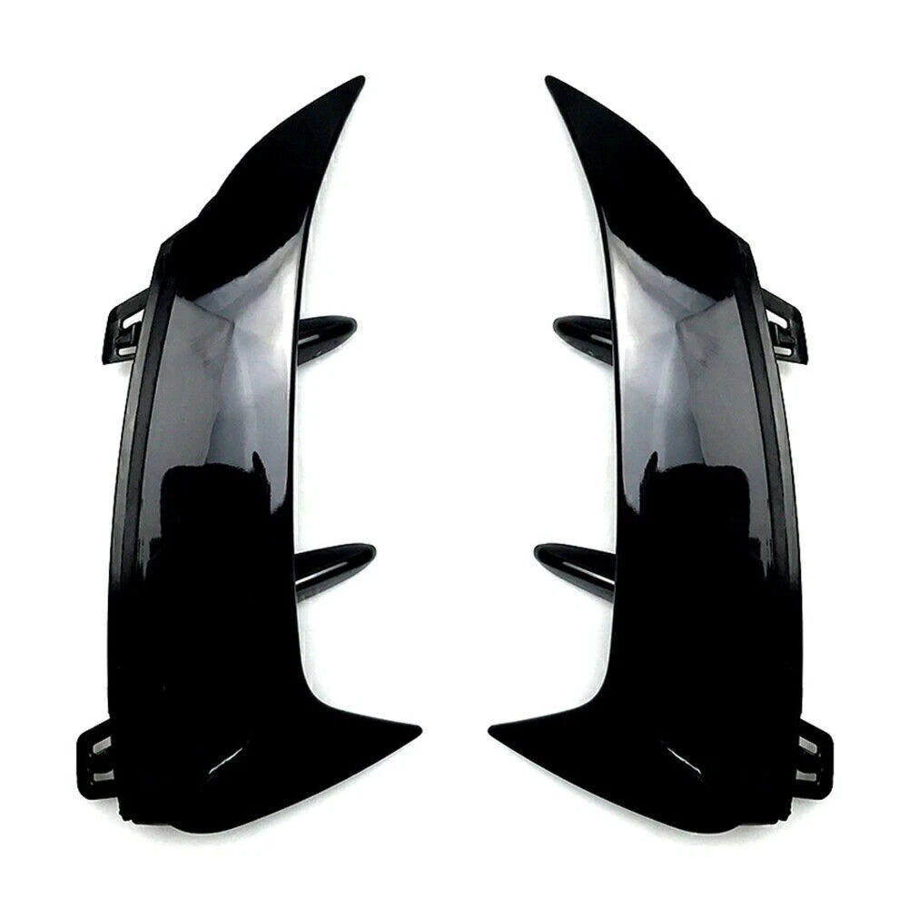 Black Rear Bumper Splitter Canard Air Vent for Benz A-Class W177 A200 A220 A35