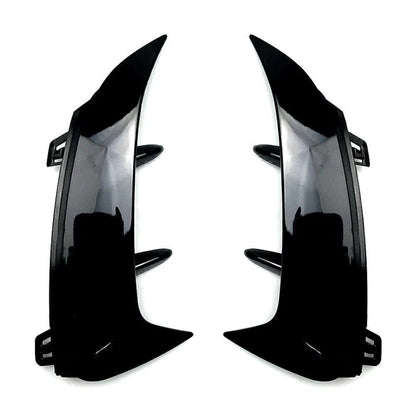 Black Rear Bumper Splitter Canard Air Vent for Benz A-Class W177 A200 A220 A35