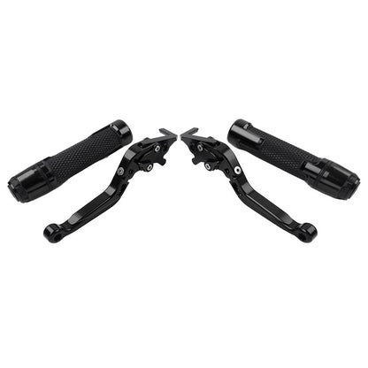 Folding Extendable Brake Clutch Lever Grip Set for Honda CB1100 CB1300 (2013-2023)