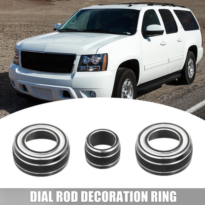 Dial Rod Decoration Ring for Chevy Corvette C7 (2014-2019) Black