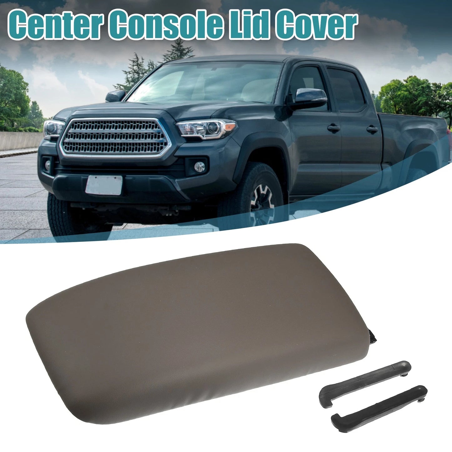 1 x Center Console Lid Brown for Toyota Tacoma (1995–2000)