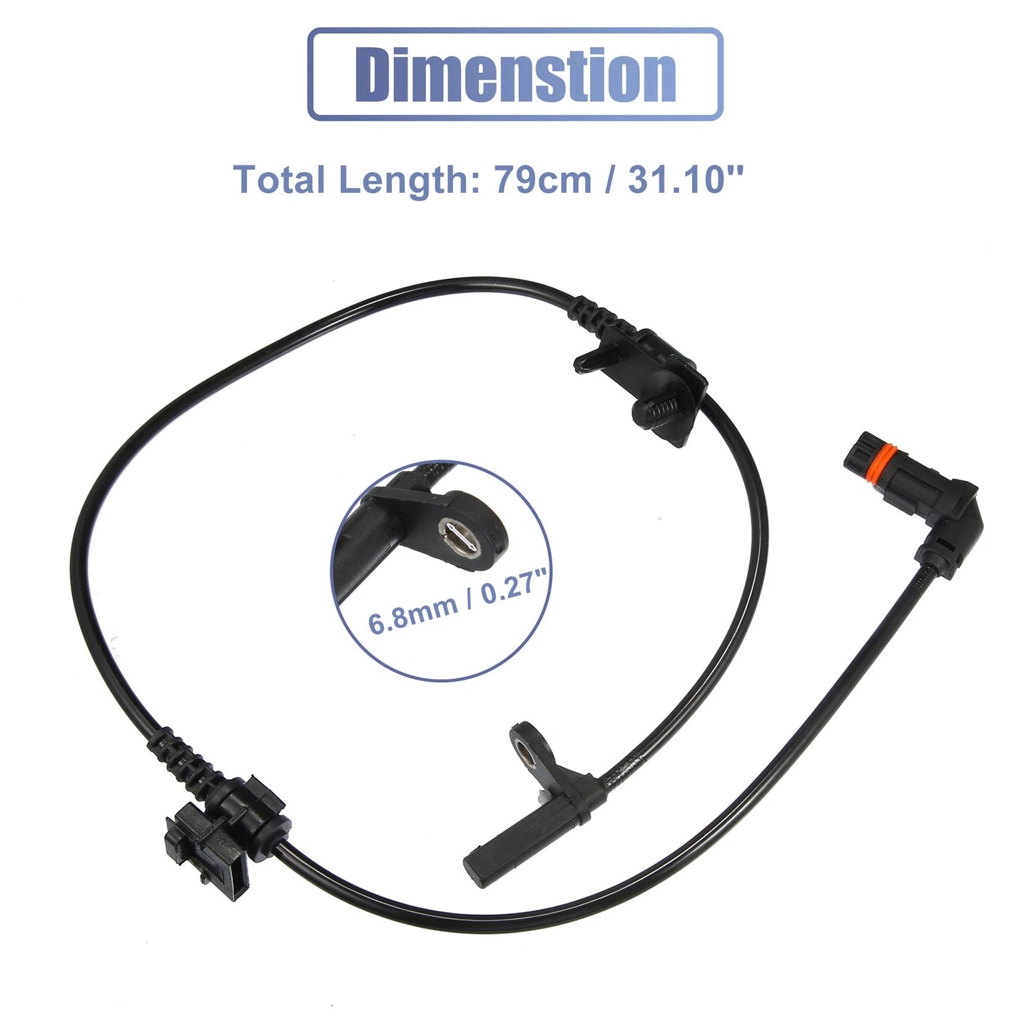 ABS Wheel Speed Sensor for Dodge Charger 2006-2010 (2 x Front Left/Right)