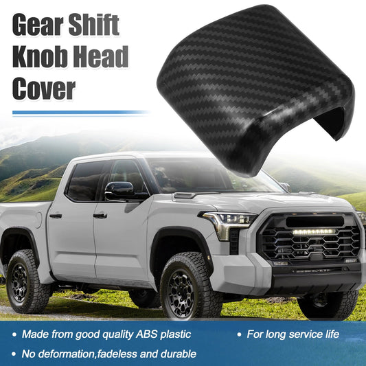 1 Pcs Carbon Fiber Pattern Gear Shift Knob Head Cover for Toyota Tundra