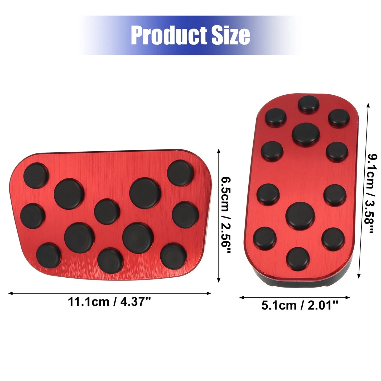 Brake Pedal Pads Anti-Slip for Toyota Land Cruiser