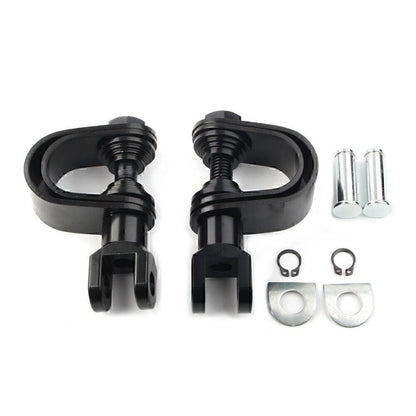 25mm & 32mm Black Highway Engine Crash Bar Mount Foot Pegs for Motorcycle