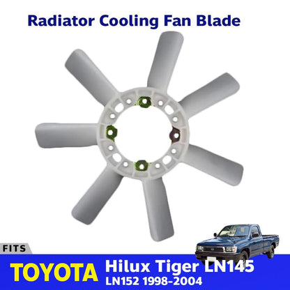 Fan Blade Radiator Cool System Fits Toyota Hilux LN145 LN152 Pickup 1998-04 D05