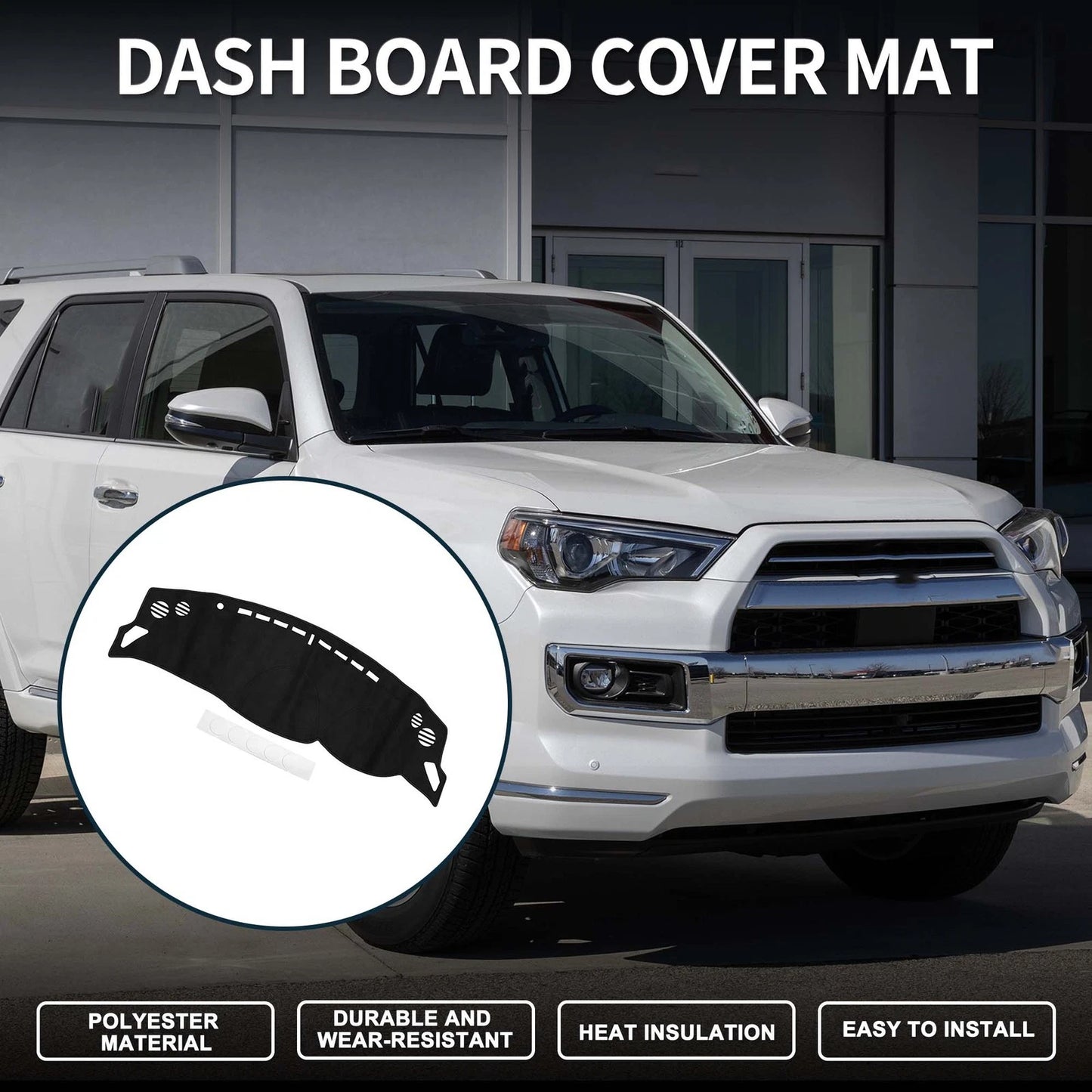 Dash Cover Mat for Toyota 86 Black (2012–2012)