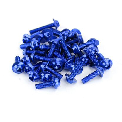 158 Piece Blue Aluminium Fairing Screw Trim Bolts Set for F2