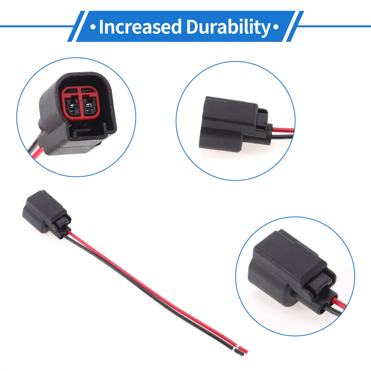 Fuel Injector Connector for Ford Focus (1998-2025) - 1 x Quality Connector