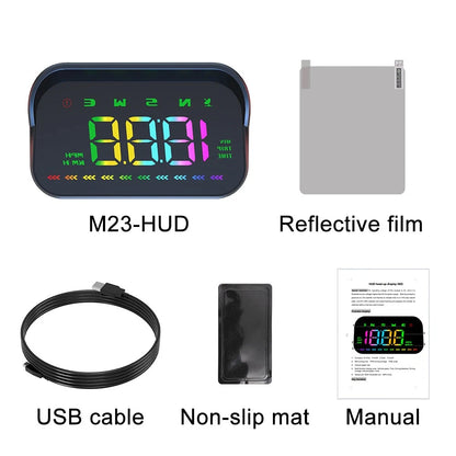 M23 Color Head-Up Display GPS Speedometer for Make & Model