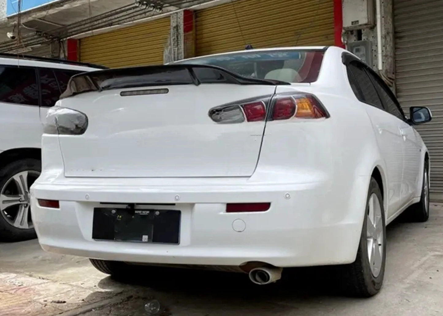 Rear Boot Spoiler Lip for Mitsubishi Lancer EVO 10 (2008-2017) Carbon Fiber