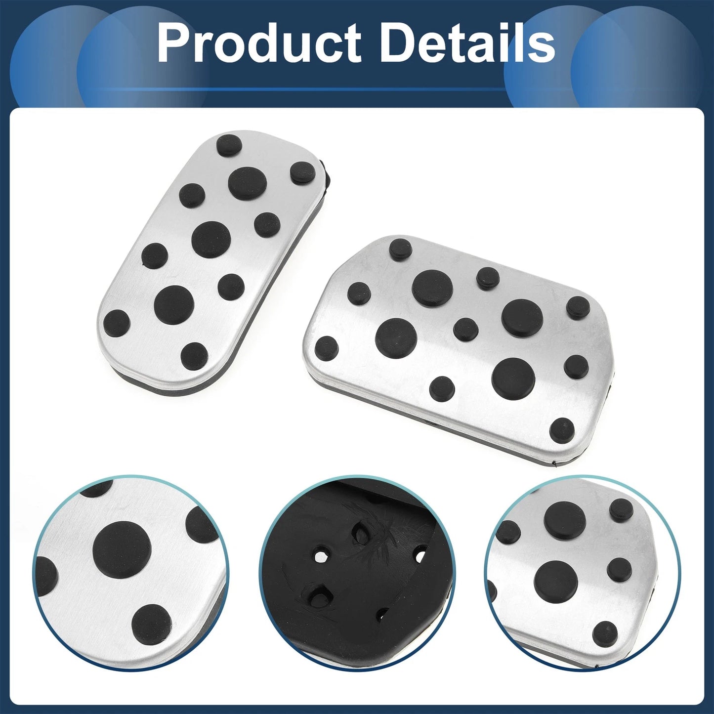 Automatic Footrest Pedals Cover Set for Toyota CHR (2017-2019)