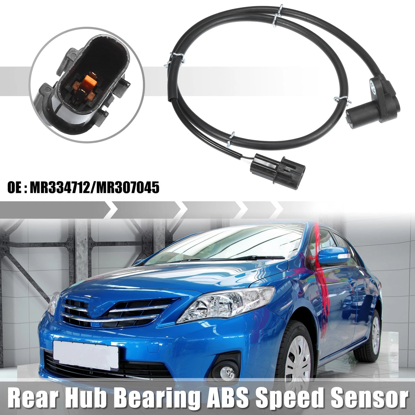 Front Right ABS Speed Sensor for Mitsubishi Montero (1997-2000)