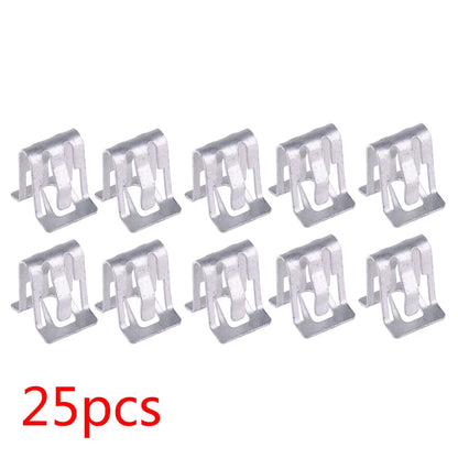 25 x Universal Fastener Clips 1/2" X 5/8" for Car Moulding Trim