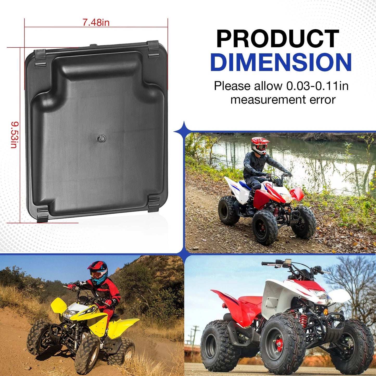 Airbox Lid & Seal for Honda TRX250X/TRX300X/TRX300EX (2000-2006)