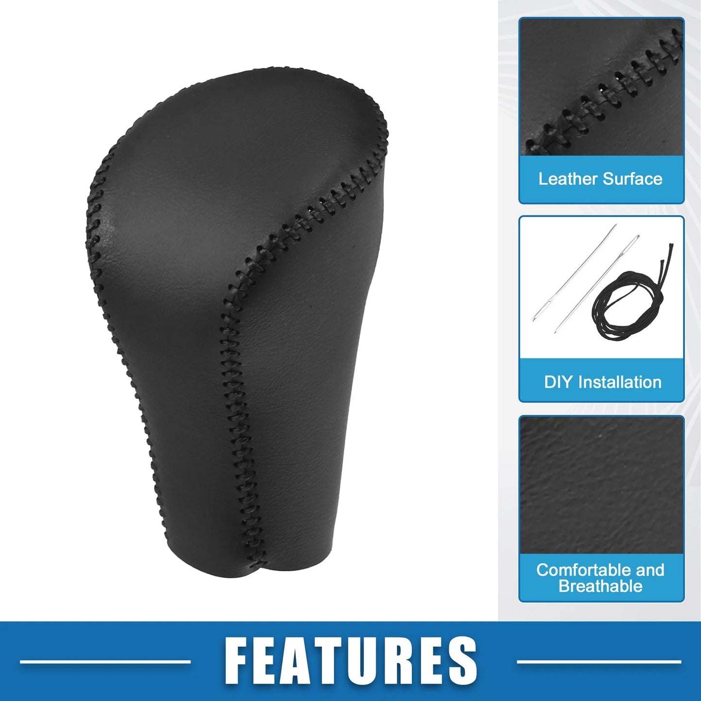 Gear Shift Lever Cover for Honda Accord 2008-2012 Black Interior Trim