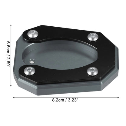 Kickstand Side Stand Plate Pad Titanium Tone for Kawasaki