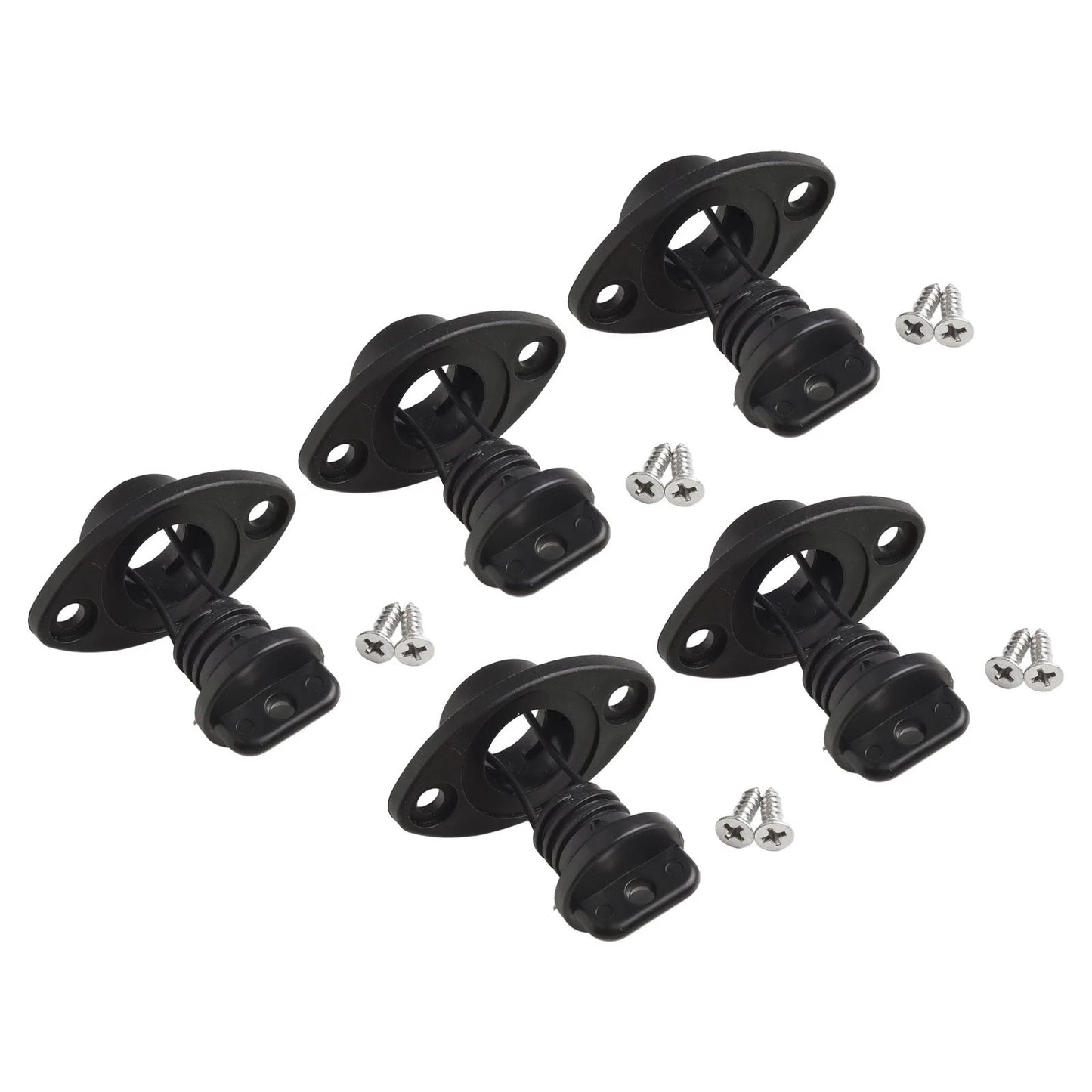 Marine Drain System 2 x Bungs & 4 x Installation Screws