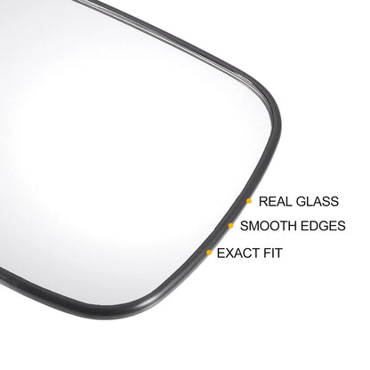 Left Side White Mirror Glass w/ Back for Honda Accord (2003-2007)