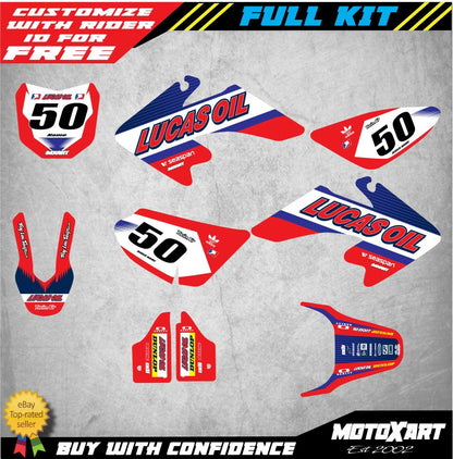 Custom Decal Kit ACTIVE STYLE for Honda CRF 50 (2013-2023) Stickers Graphics