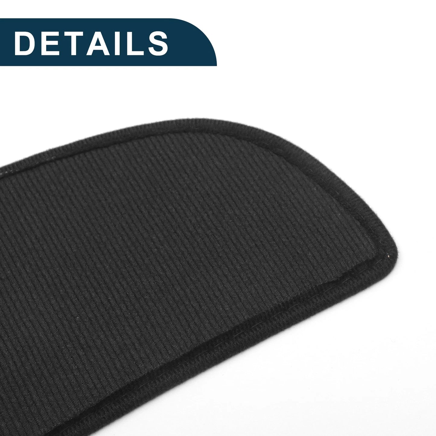 Car Door Anti Kick Pad Sticker Protector for Ford Edge (2015) - Black 1 Set