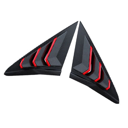 Carbon Fiber Side Window Louver Covers for Honda Civic 10th (2016-2021)