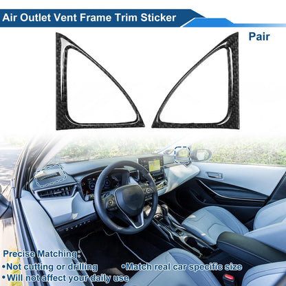 AC Outlet Vent Trim Cover Frame 1 pair for Toyota Corolla (2007–2013)