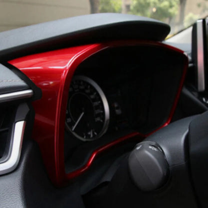 Red Dashboard Frame Cover Trim for Toyota Corolla Hatchback (2019–2023)