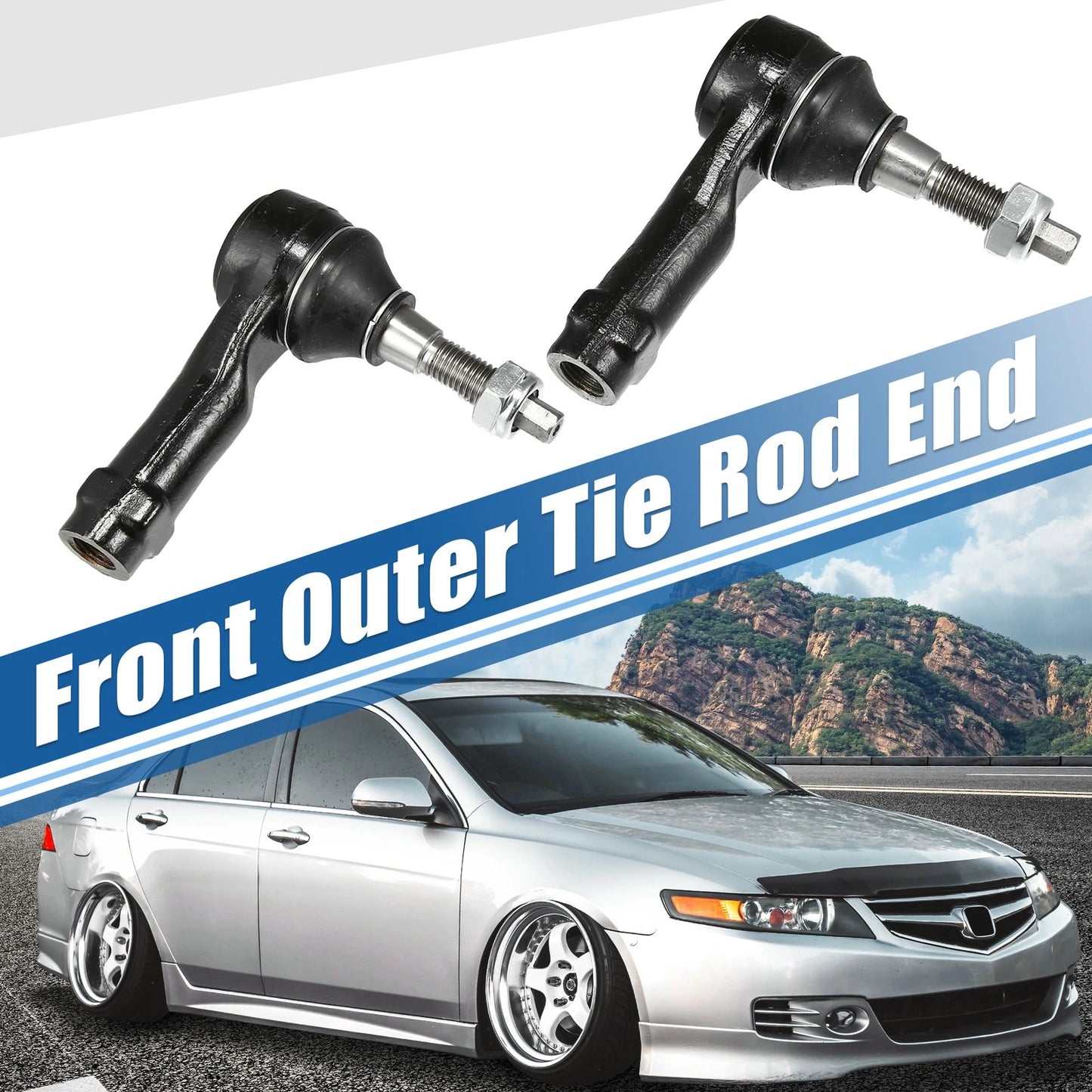 Front Outer Tie Rod End Links for Ford F-150, Lincoln (2004-2008)