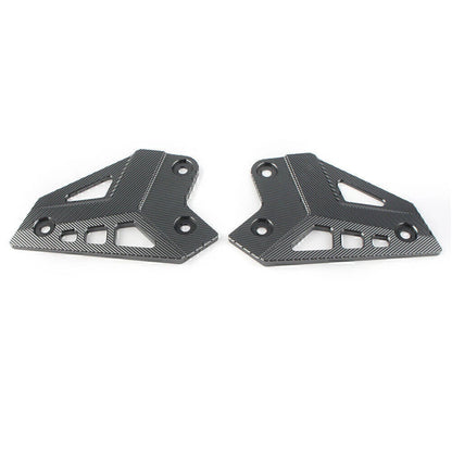 CNC Gray Rear Foot Peg Heel Guard Covers for Kawasaki Z900 (2017-2019)