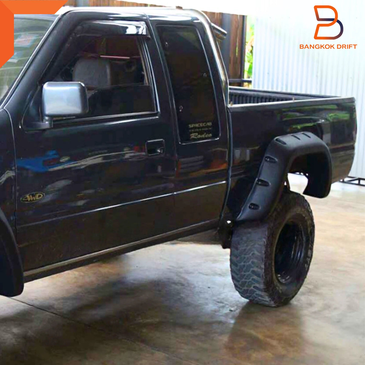 Jungle Off-Road Fender Flares for Holden Rodeo TF (88-02) Extra Cab 2DR