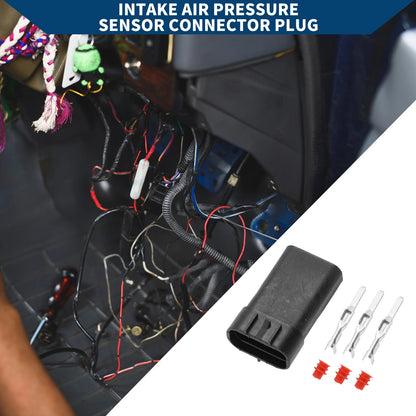 3 Pin Intake Air Pressure Sensor Connector Plug Male Wire Terminal for Toyota