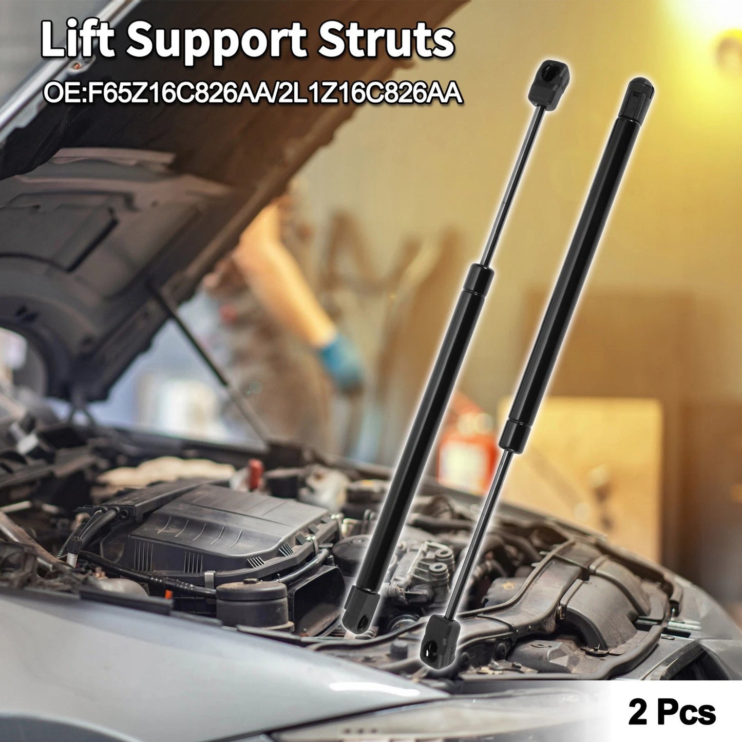 Front Hood Lift Supports for Ford F150 (1997-2003)
