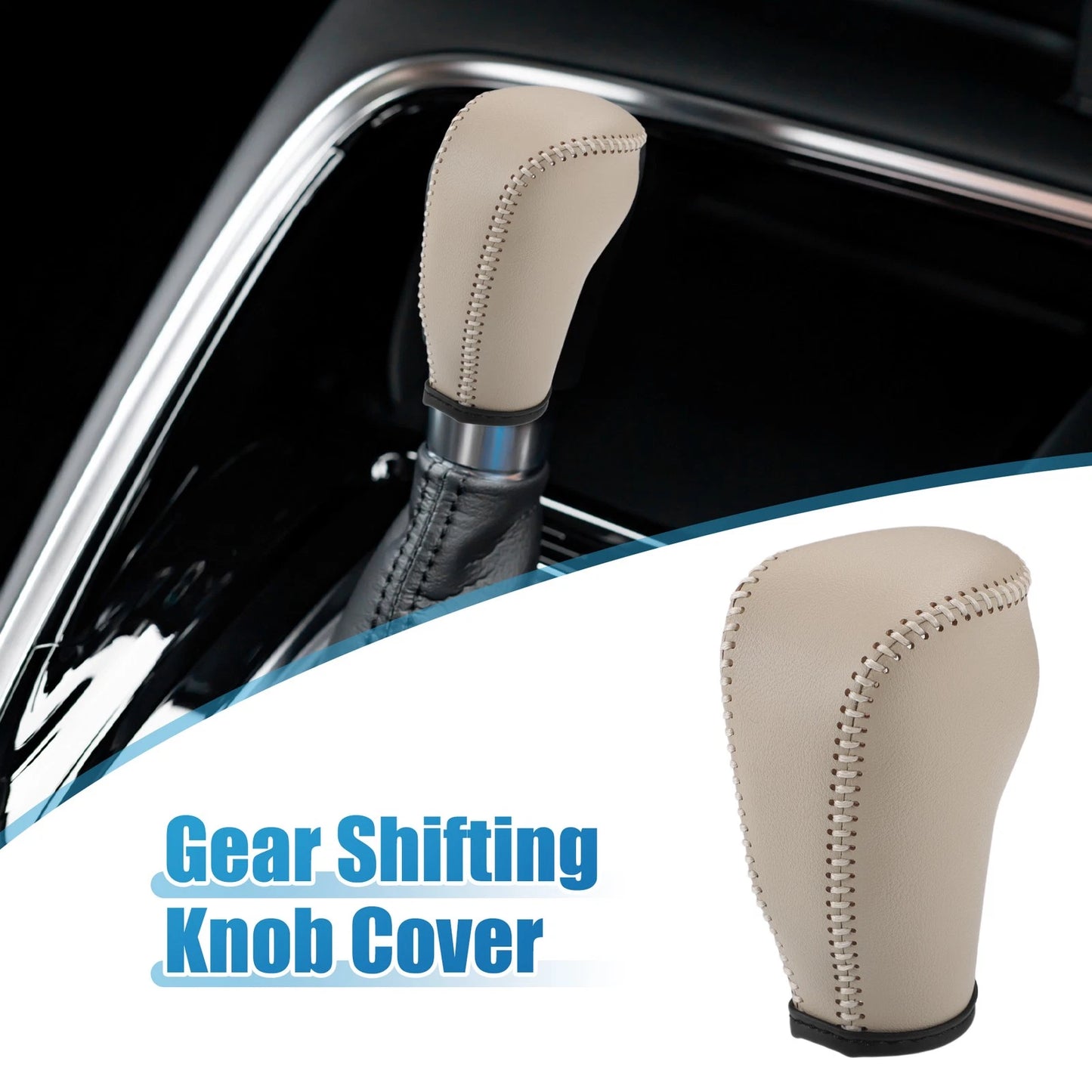 Faux Leather Gear Shifting Knob Cover Trim for Nissan Murano (2009-2013)