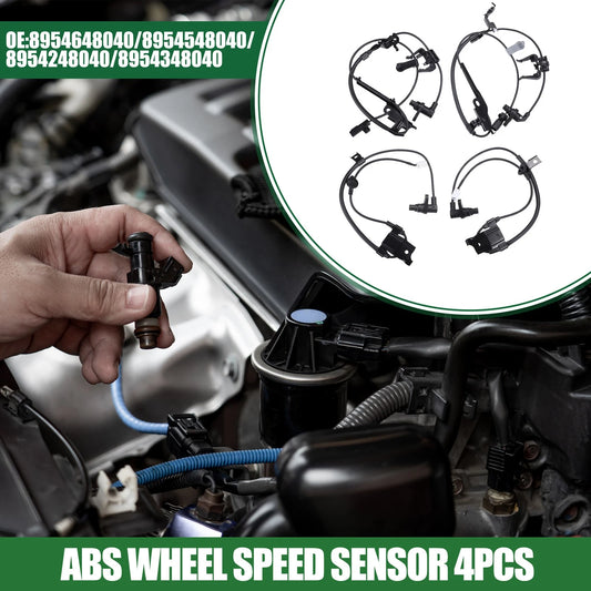 4 x Front Rear ABS Wheel Speed Sensor for Toyota Highlander