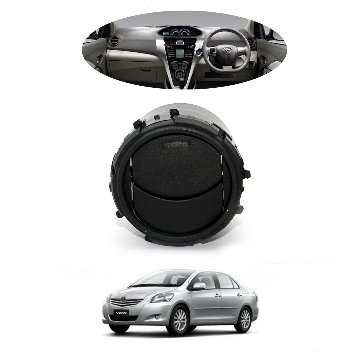 Air Vent Grille for Toyota Belta Yaris 2005-2013