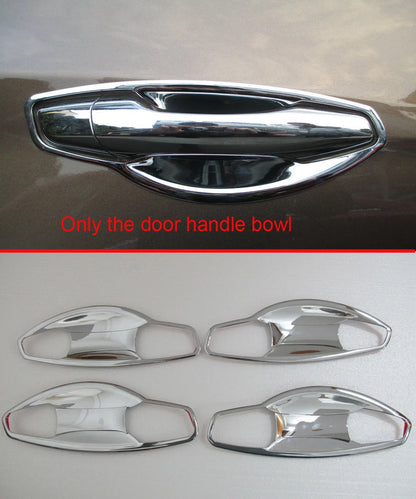 Chrome Door Handle Bowl Cup Cover Trim for Hyundai Santa Fe IX45 (2013-2018)