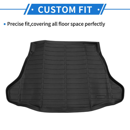 Cargo Liner Rear Boot Mat for Toyota Prius (2016-2022) Long Stripe Pattern TPE