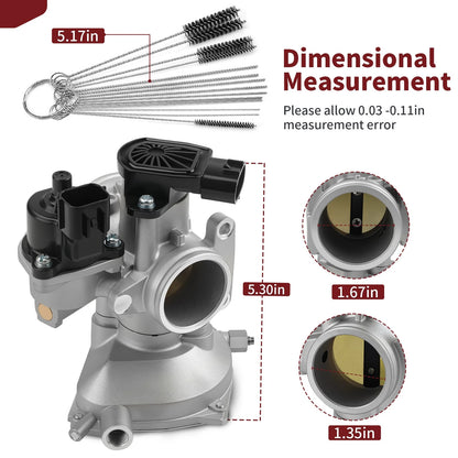 Throttle Body Assembly w/ Clean Brushes 2x4 for Polaris Hawkeye 325