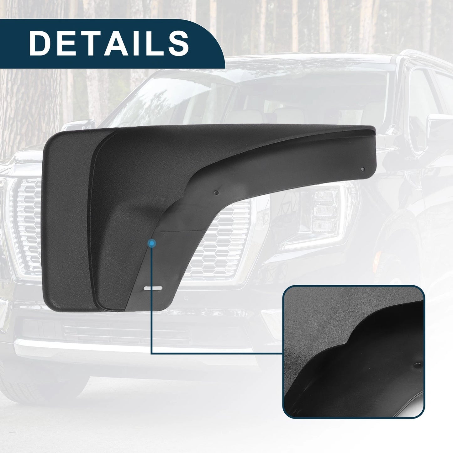 Mud Flap Splash Guard for Chevrolet & GMC Avalanche Silverado Tahoe